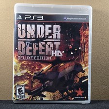 Under Defeat HD Deluxe Edition PS3 Complete CIB Sony PlayStation 3 