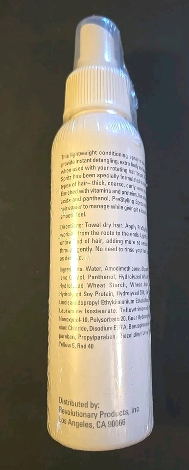 Cepillo de pelo giratorio inalámbrico Revo Styler sistema antienredos Prestyling Spritz 4 oz Foto 2 de 2