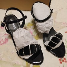 Steve Madden kids Girls black heel sandals - dressy size 4