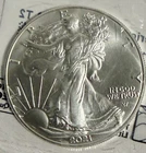 2021 American Silver Eagle Type 2 1 oz .999 Silver $1 UNC Littleton Pkg SEALED