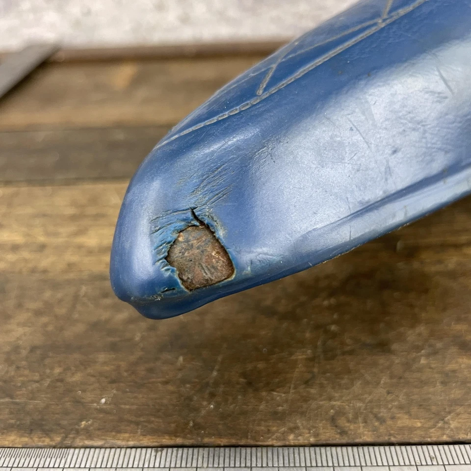 Asiento de sillín de bicicleta BMX vintage para motocross hecho en EE. UU. acolchado vinilo crucero Foto 4 de 4