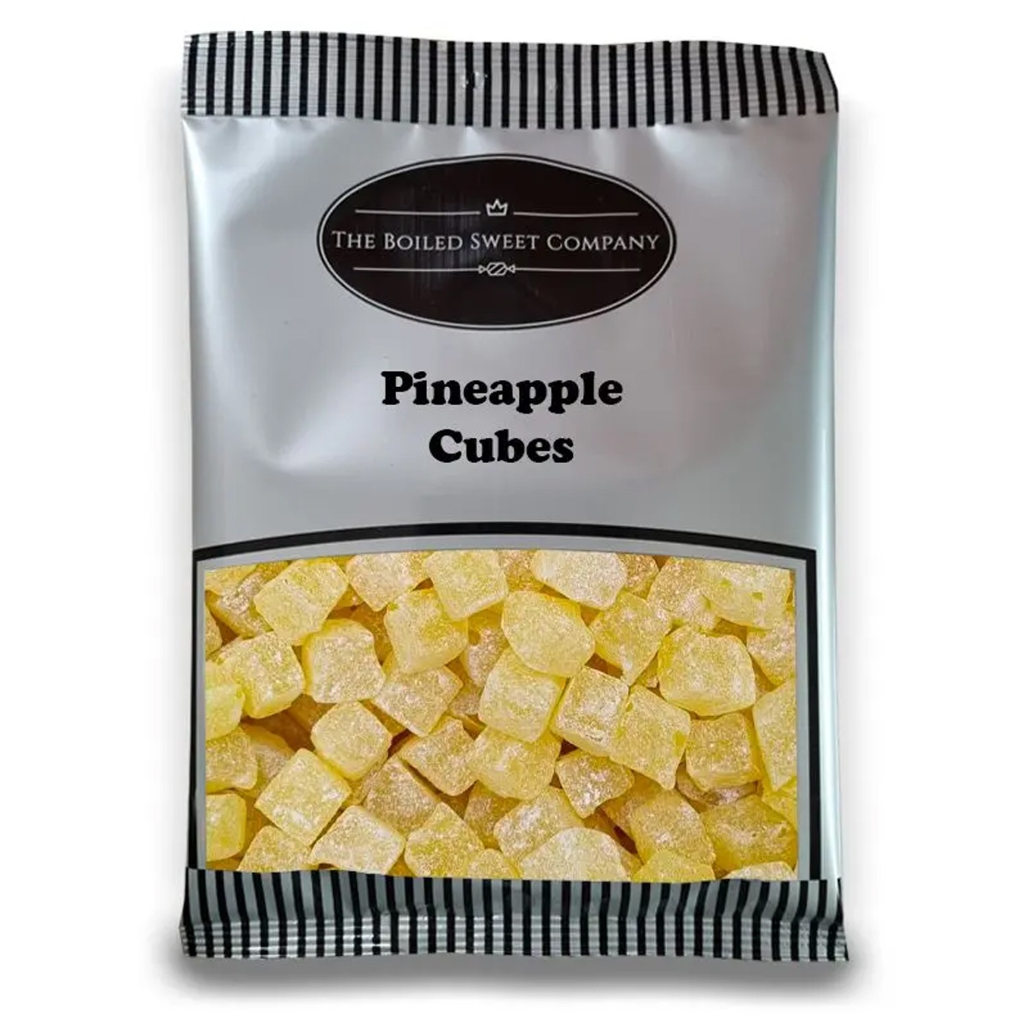 Pineapple Cubes Sugar Coated Pineapple Flavour Hard Boiled Sweets 1kg Bulk Bag