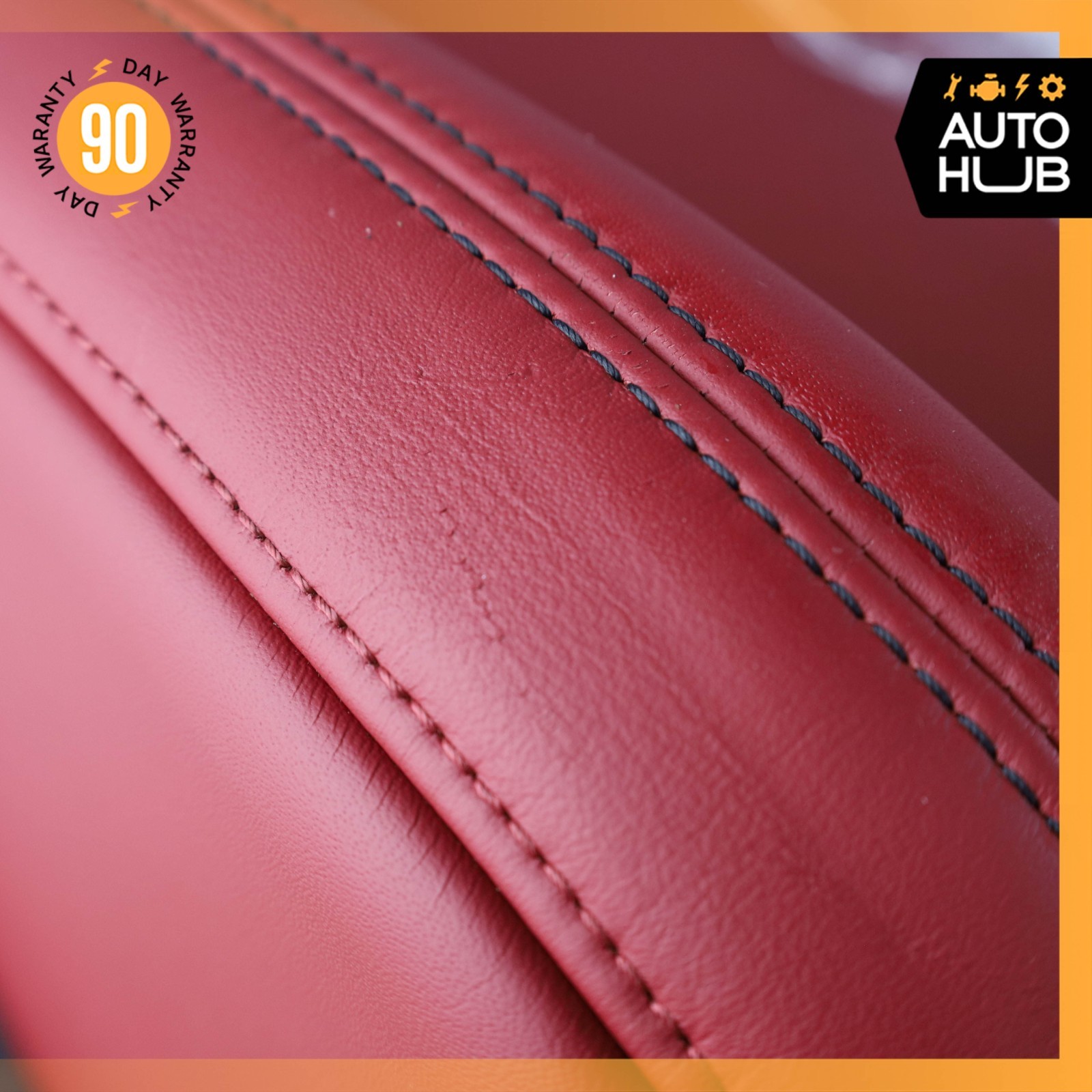 17-24 Maserati Levante M161 Sport Front Left Top Upper Seat Cushion Red OEM 35k