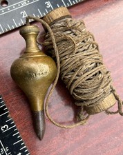 Vintage Brass Plumb Bob AM 1943