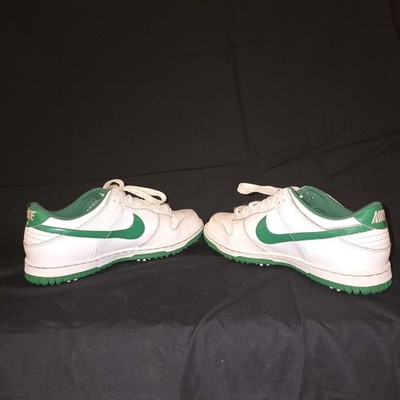 Nike Dunk Golf NG White Green Kids 5Y circa 2012 Classic Style