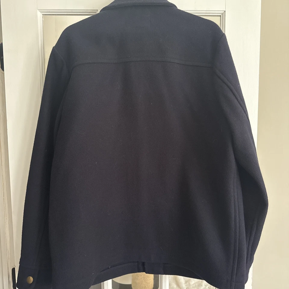 LL Bean Wool Coat (large) - Image 3 of 4