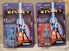 Disney Parks Exclusive Super7 ReAction TRON 2 Figures Sark & Yori 3.75" New Lot