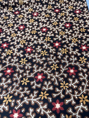 Kathy Hall for Andover Fabrics Floral Print Cotton 1/2 yard x 44'' Craft Material