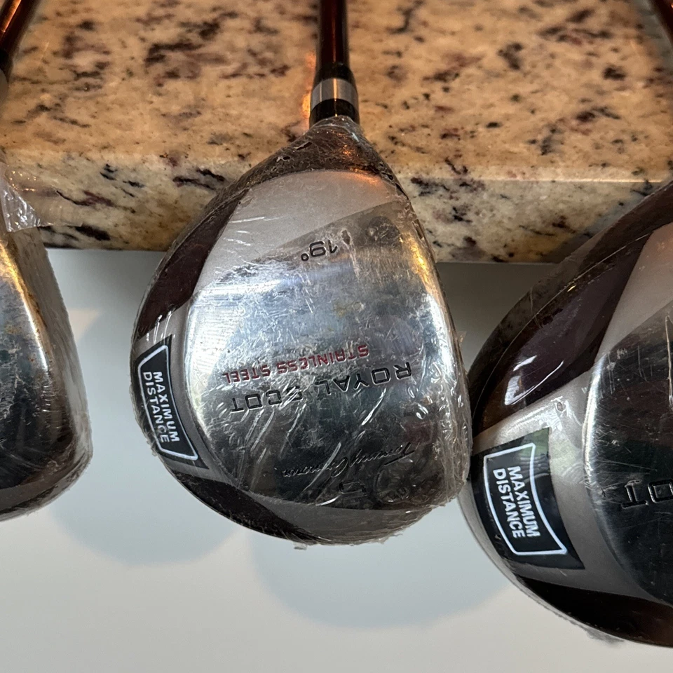 LH Tommy Armour Driver/3 /5 Royal Scot Mid-Firm-Flex Still Heads Original Wrap - Image 4 of 4