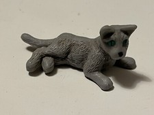 VINTAGE KITTY IN MY POCKET, Pamela Russian Blue, MEG 1995