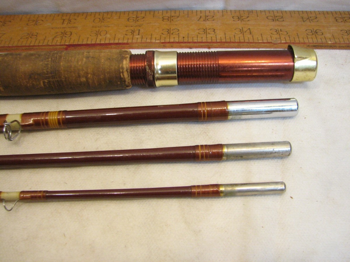 Vintage Garcia Conolon #2541 B 8' Dry Fly Fishing Rod Fish 4 piece