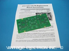 NOS SOUND VALVES / DYNACO Bare/Blank 6GH8A Driver Board (STEREO 70, ST70, ST-70)