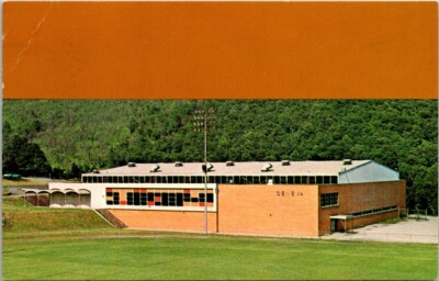 Postcard Metheny Field House Geneva College Beaver Fall PA