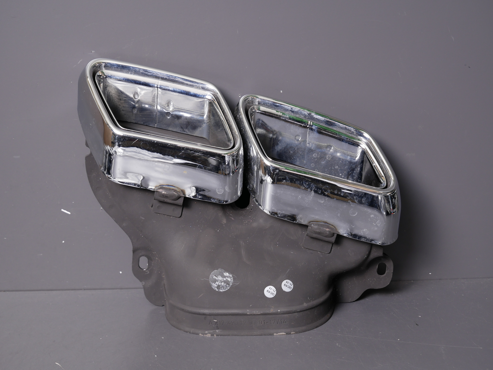 Mercedes AMG Endrohrblende Endrohrabdeckung Auspuff Rechts C217 