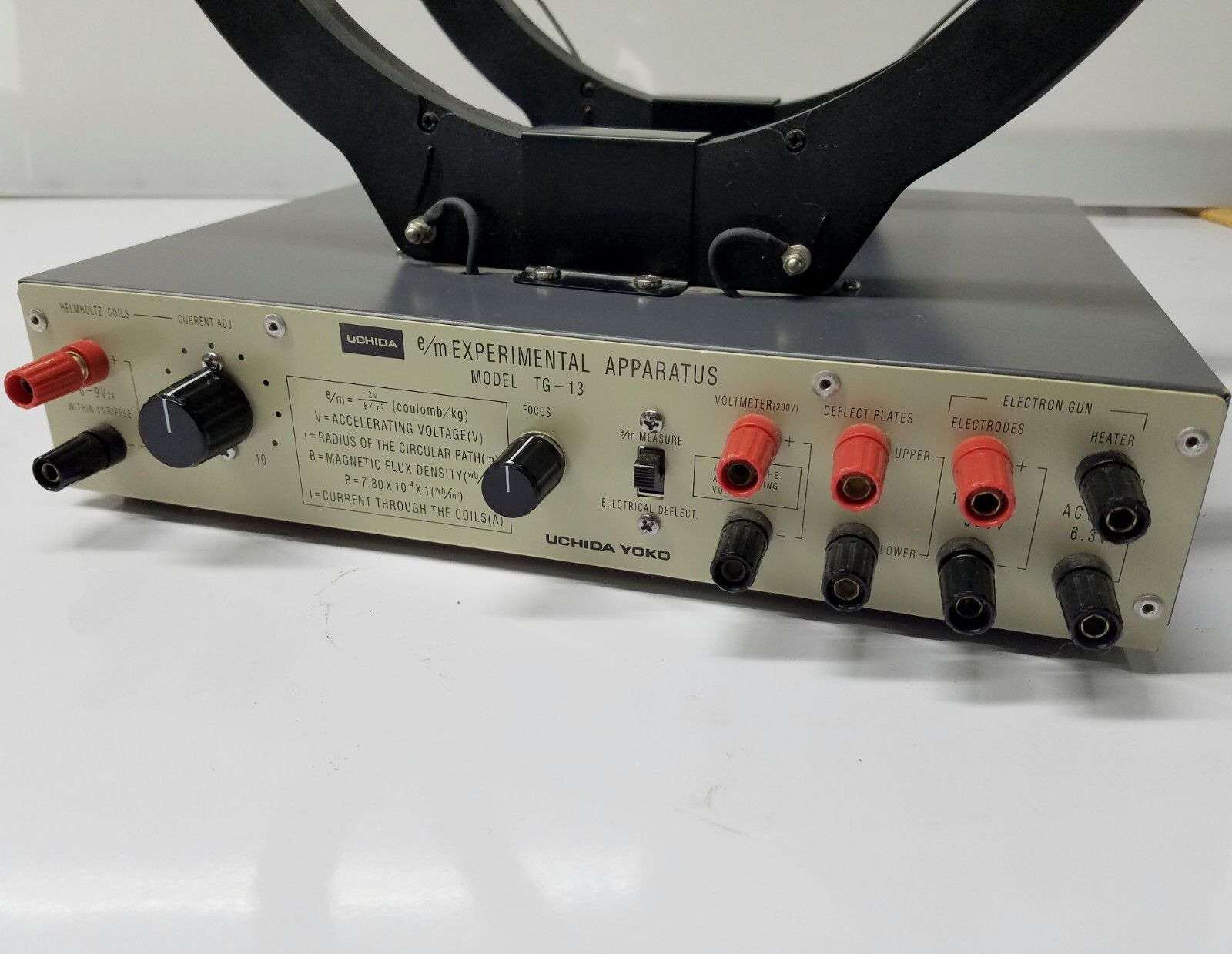 Uchida Yoko TG-13 e/m Experimental Apparatus 2 Axis Helmholtz Coil #5