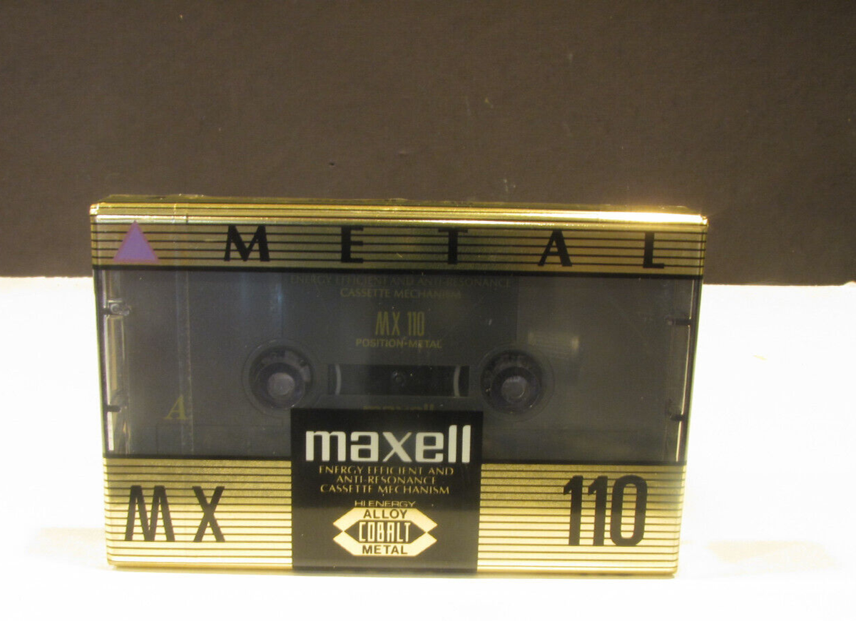 Maxell MX 110 Metal Audio Cassette for sale online | eBay