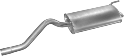 Ligne D'échappement Complète Pour SEAT INCA 1.4 1.6 1.9 D - Inclut 2 Silencieux, Kit De Montage, Acier Aluminié