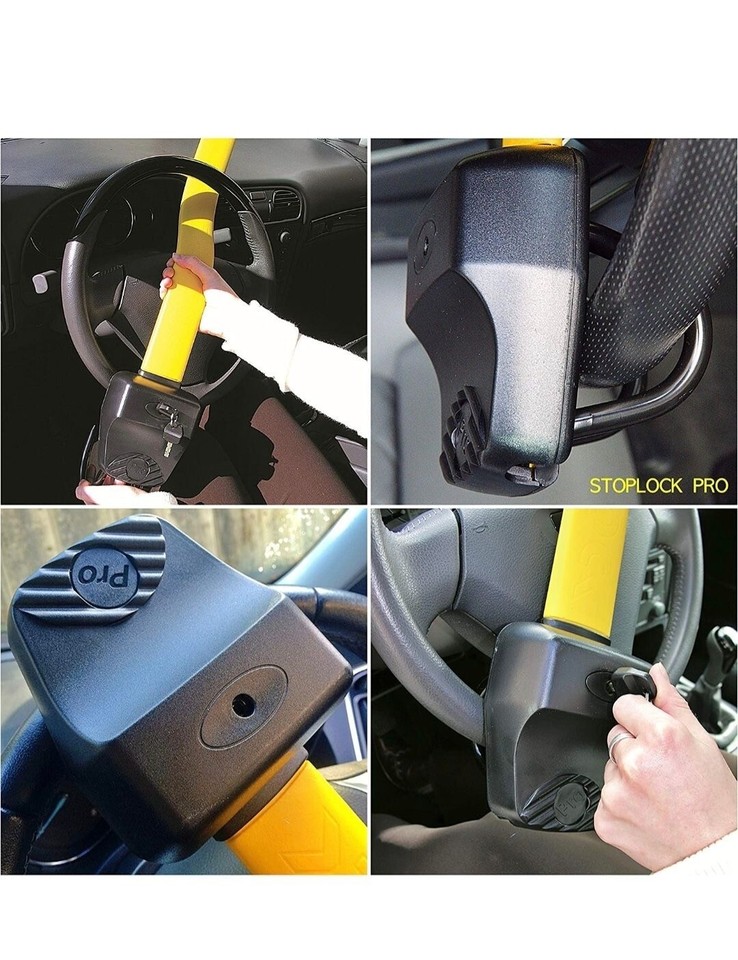 Stoplock Professional Steering Wheel Lock Pro AntiTheft Thatcham Cat 3