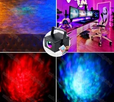 Remote 16 Color RGB ocean stage LED water light DJ bar background Flame Lights