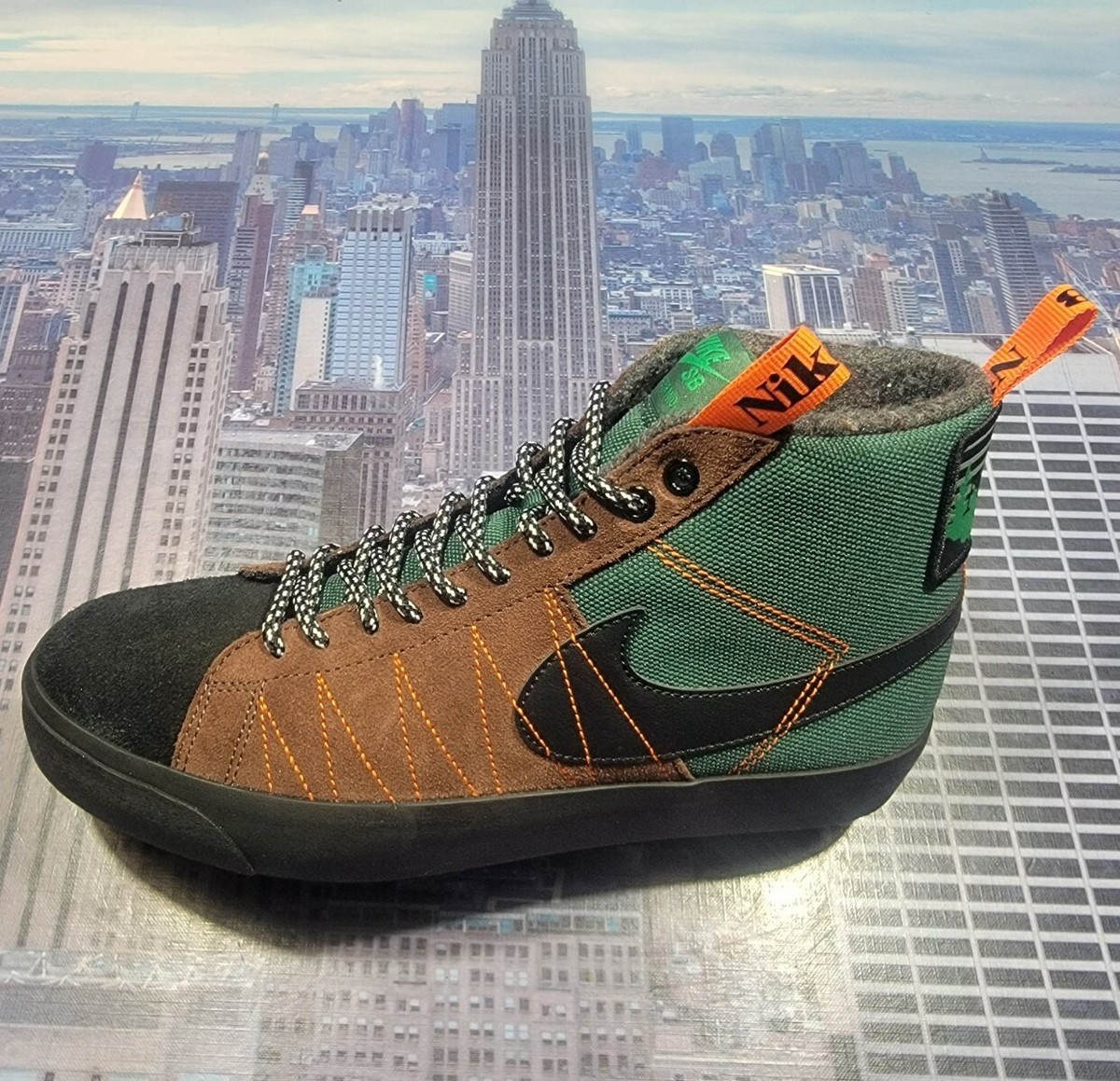 Nike SB Zoom Blazer Mid Premium Acclimate Pack Green Mens Size 8