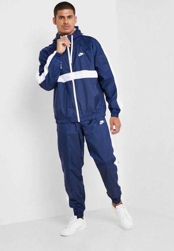 Woven Hooded Full Nylon Tracksuit Size 