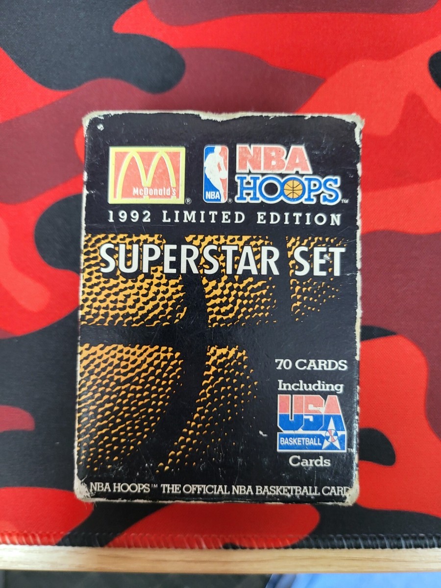 Vintage McDonald's NBA HOOPS Superstar Set 1992 Limited Ed