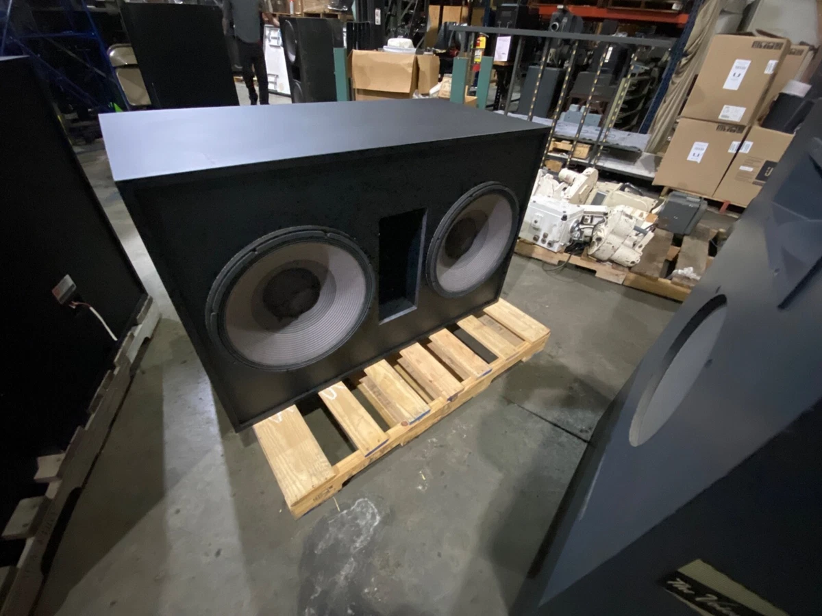 JBL4642 A Dual 18 inch Cinema Subwoofer System in Cabinet Very Clean