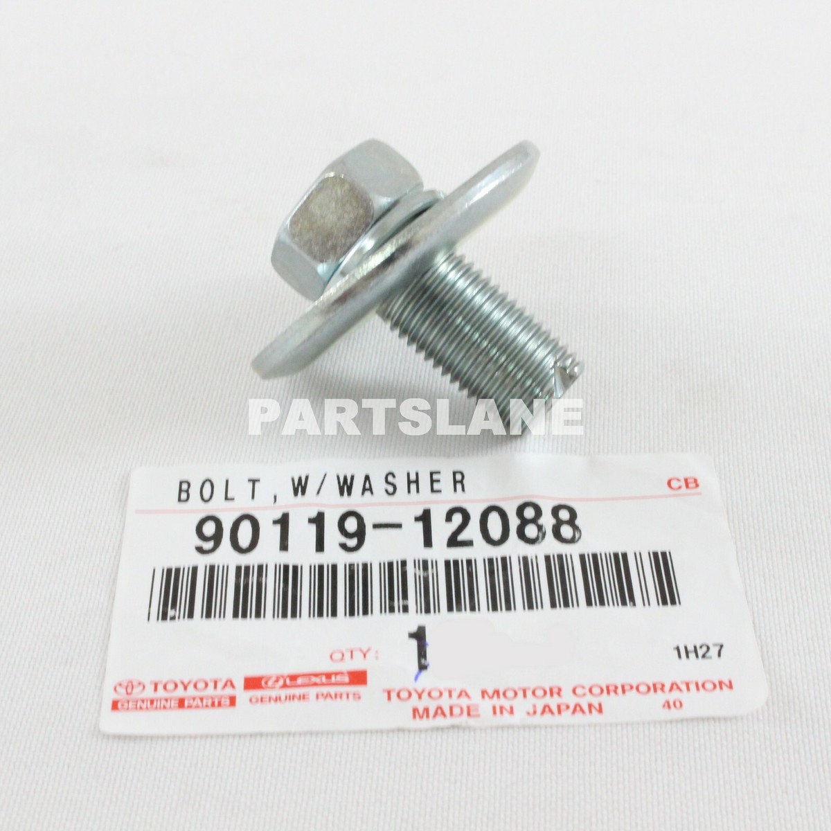 Toyota 90119-12088 OEM Genuine BOLT | 9011912088 | Genuine