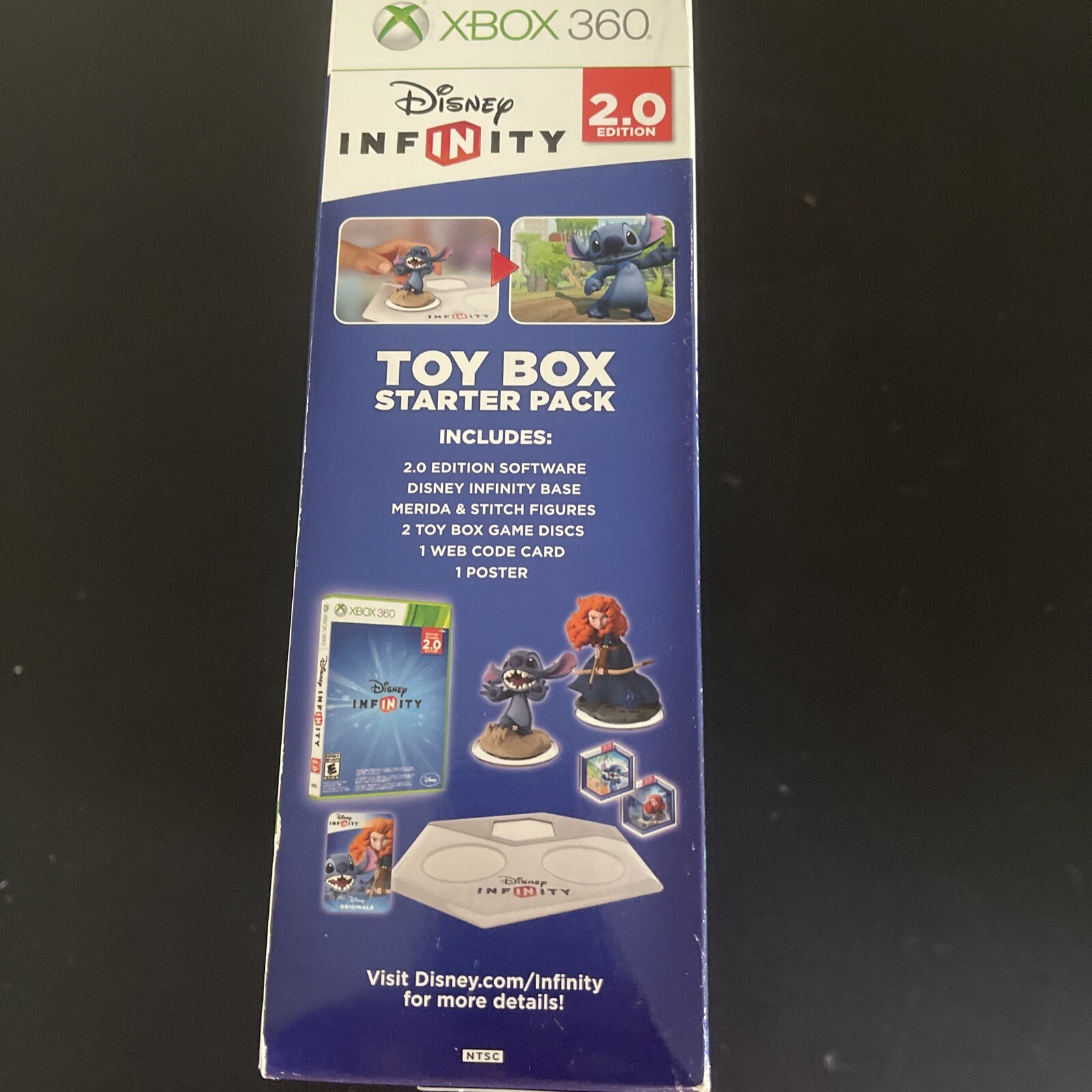 NewXbox 360 Disney INFINITY Toy Box Starter Pack 2.0 Edition Stitch