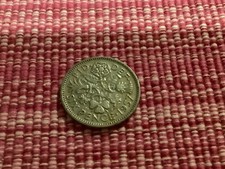1957 Sixpence Coin Queen Elizabeth II
