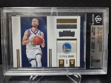 2017-18 Panini Contenders HOF Contenders STEPHEN CURRY #7 BGS 9 Mint