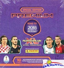 2018 Panini Adrenalyn Road to World Cup Sealed SE PREMIUM BOX-12 LIMITED EDITION