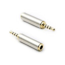 3.5mm Female To 2.5mm Male Audio Adapter Converter Headphone 2.5mm To 3.5mm 3 Ri