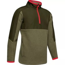 UA Under Armour Boys YLG ColdGear Infrared  Zip Fleece Pullover/Sweatshirt