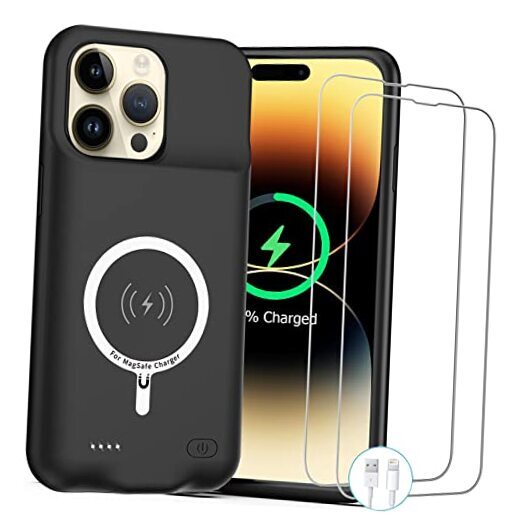 Battery Case for iPhone 14 Pro Max,Newest 10800mAh Rechargeable Portable