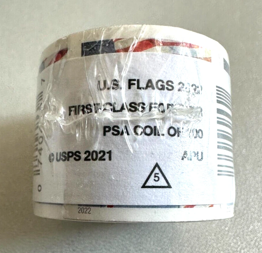 SC#5657 - 2022 US Flag (APU) Full Coil Roll MNH (Sealed) #2 - Image 2 of 4