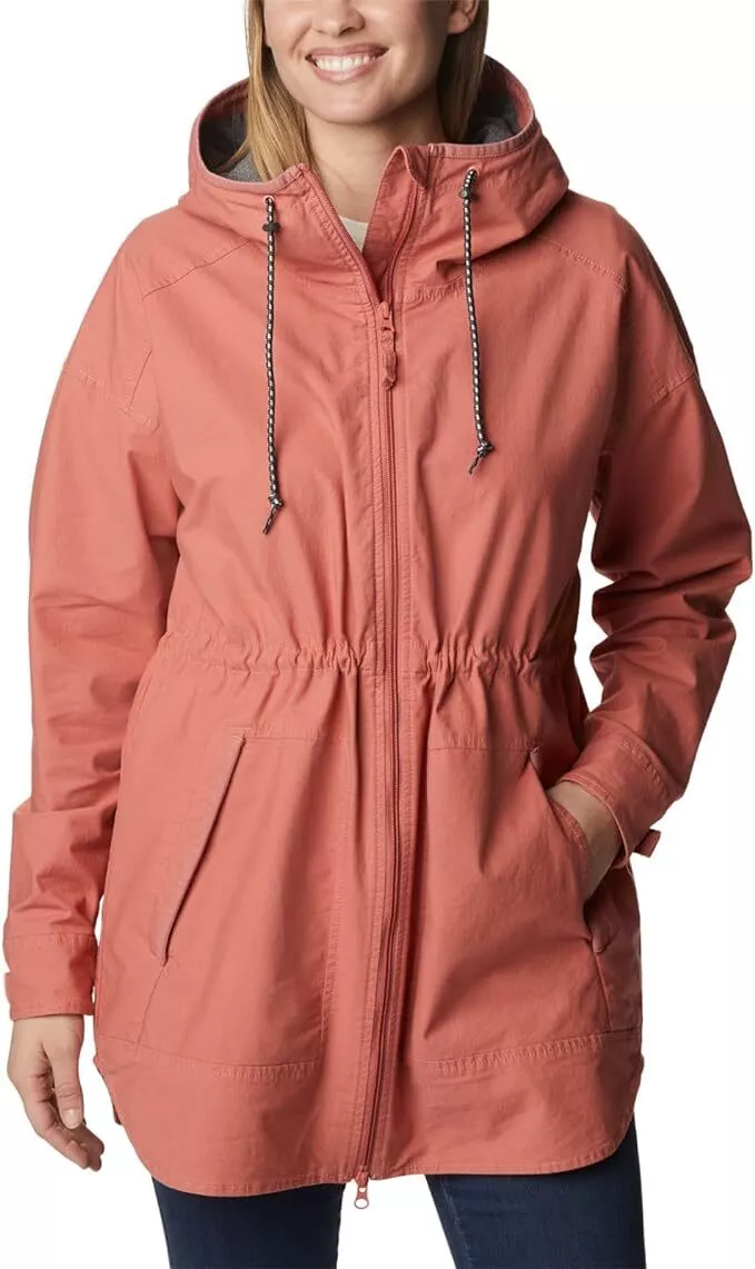 Columbia Women's Sage Lake Long Lined Jacket (Dark Coral) WL1776-639
