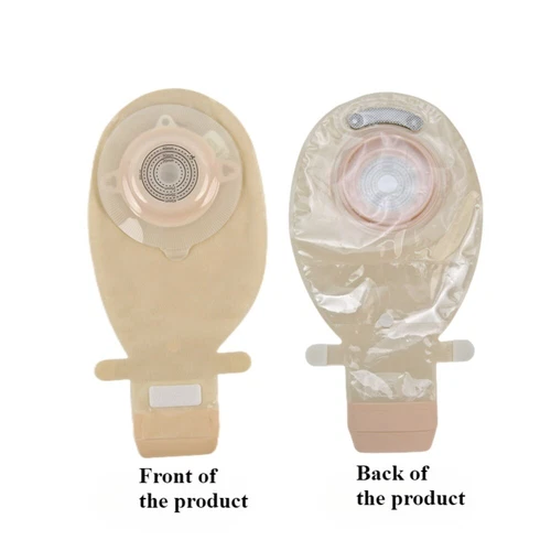 5x Ostomy Pouch One-Piece System Colostomy Bags Convex with Belt Buckle 15-45mm - Picture 9 of 12