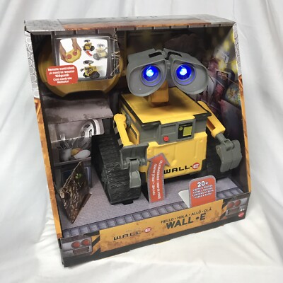 Remote Control WALL-E Talking Robot Lights & Sounds Disney Pixar NEW 8.5  RC NIB
