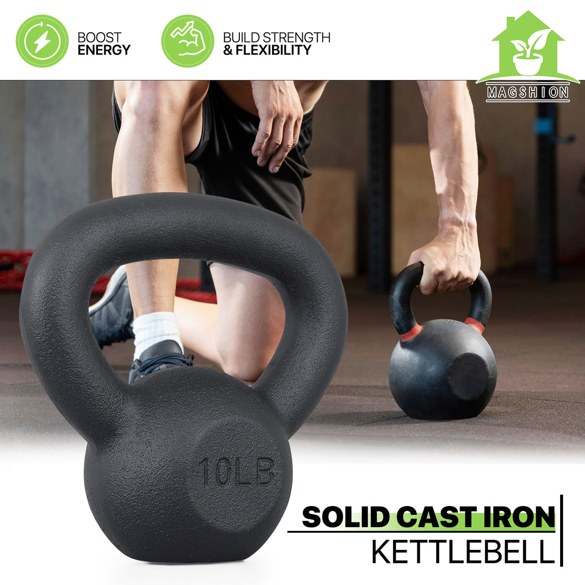Strength Training Kettlebell Olympic Lifts Cast Iron Budget