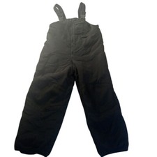 Cherokee Youth Snow Bib Overalls Kids S Black Winter Ski Pants   READ Tear
