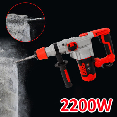 Bohrhammer SDS-Plus Meißelhammer Stemmhammer Schlagbohrmaschine + Koffer 2200W