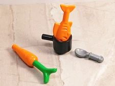 New LEGO Fish Soup Sick At Home Soup Spoon Carrot Vegetable Stew Lox Food Chef