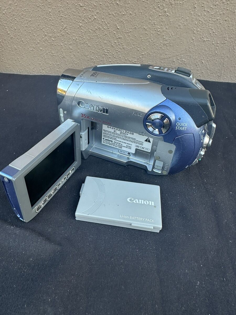 Canon DC210 DVD Camcorder 35x Optical Zoom (Pre-Owned) Un Canon DC210 DVD Camcorder 35x Optical Zoom (Pre-Owned) Un