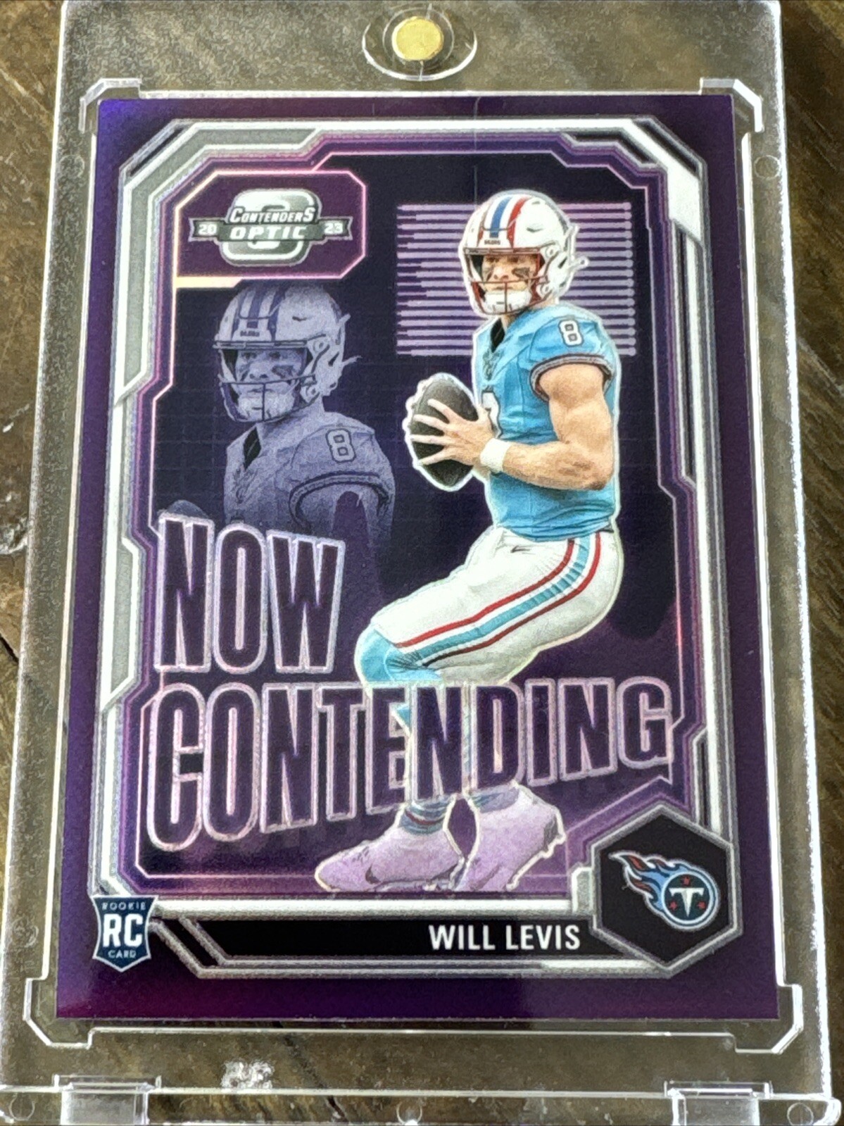 2023 Optic Contenders Will Levis Now Contending Case Hit SSP Titans #NCWLS