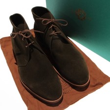 Edward Green NWB Shanklin Desert Boots Size 10.5 (11 US) in Army Green Suede