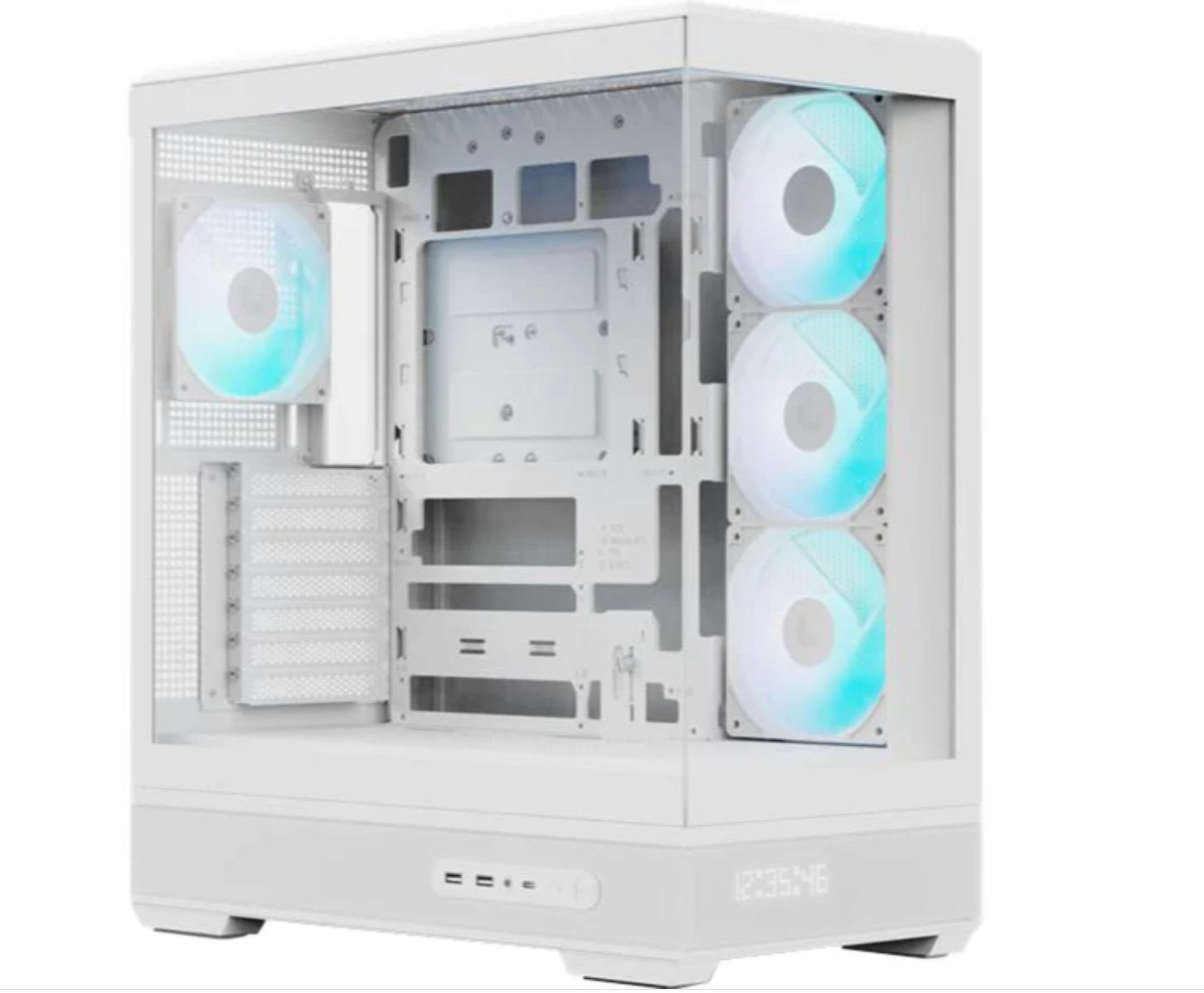 Aerocool Bianco P500b Digi-Wt-V1 White (Atx), Case Pc, - Immagine 7