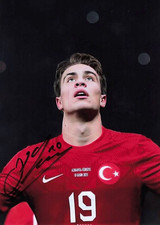 Kenan Yildiz UH Juventus Turin Foto vom Original Autogramm UH #67