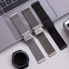 Quality Stainless Steels Milanese Mesh Watch Band Strap Universal Rugged 22mm