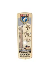 Vintage support DUCKS UNLIMITED 24" Metal Tin Wall Thermometer Sign '90 USA